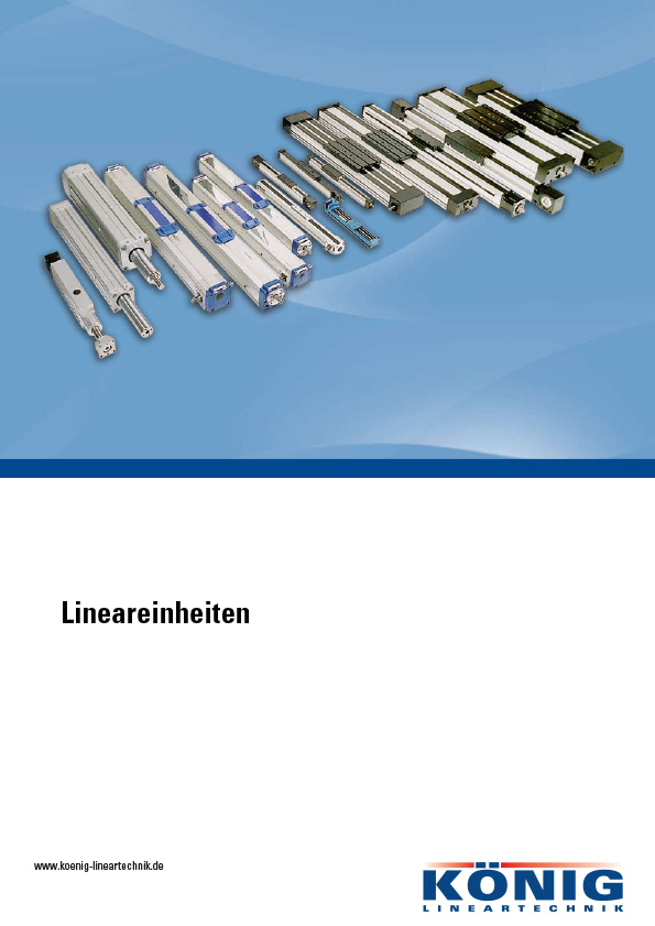 Übersicht Lineareinheiten